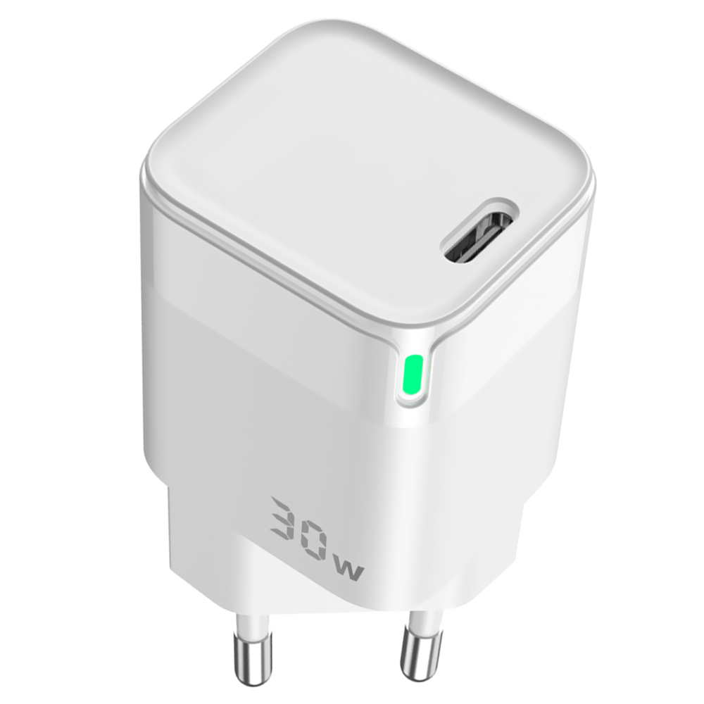 Carregador Tomada HYE HYEC43 USB-C / 30W - Branco