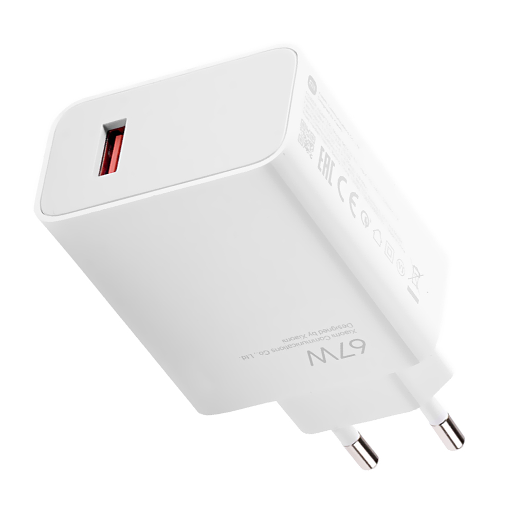 Carregador Tomada Xiaomi CKL25.07 USB / 67W - Branco