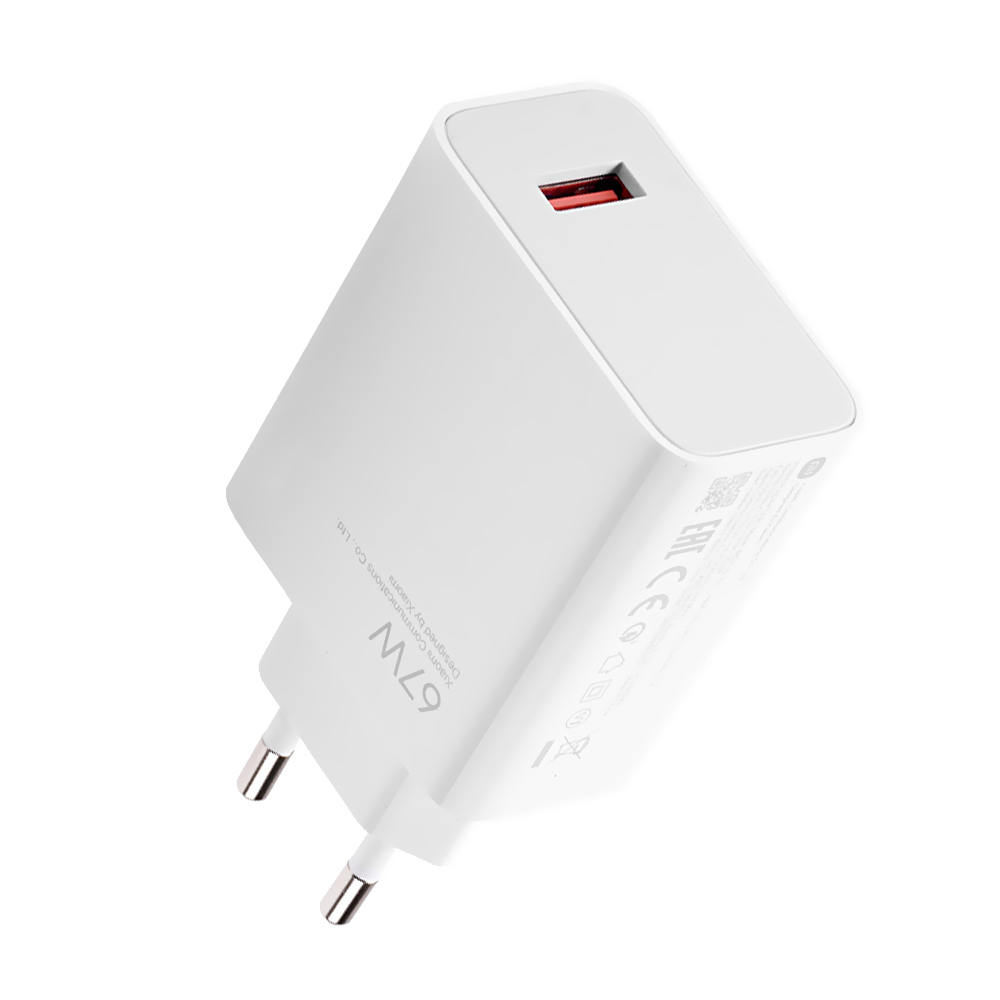 Carregador Tomada Xiaomi MDY-12E-EF USB / 67W - Branco