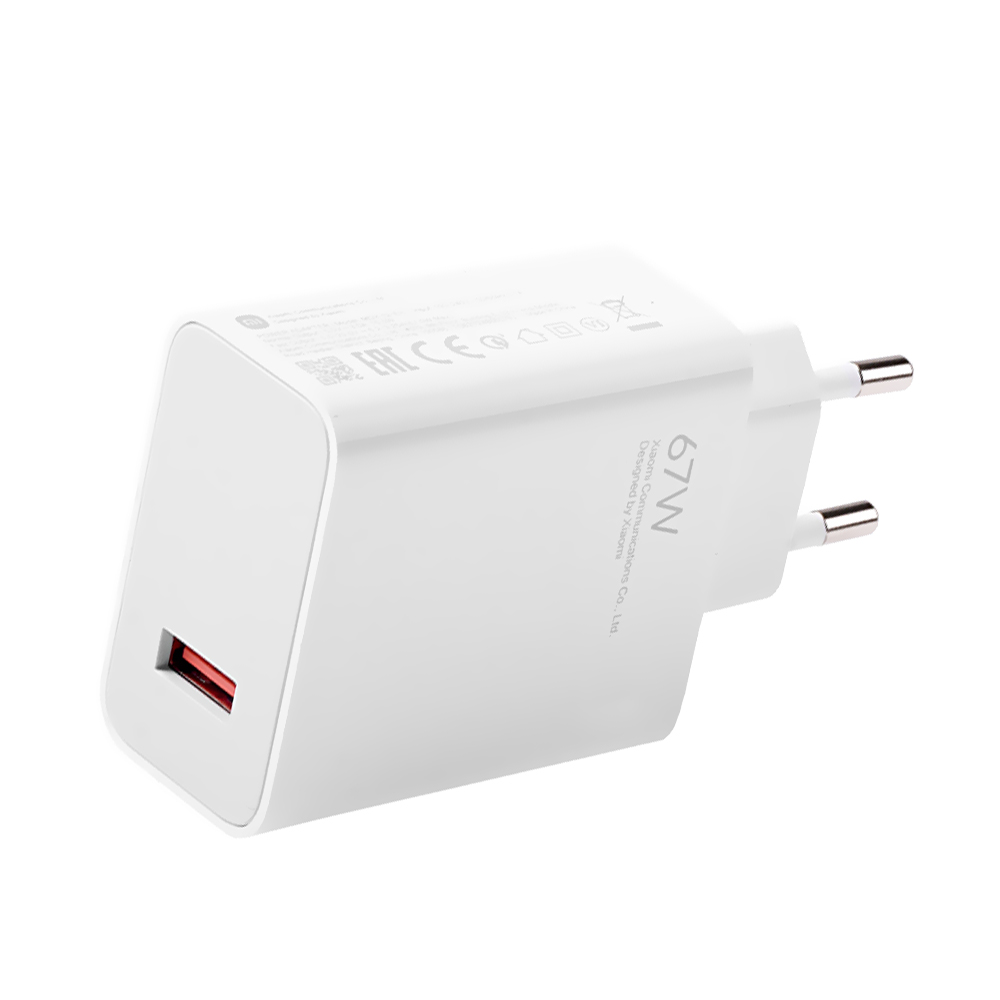 Carregador Tomada Xiaomi MDY-12E-EF USB / 67W - Branco
