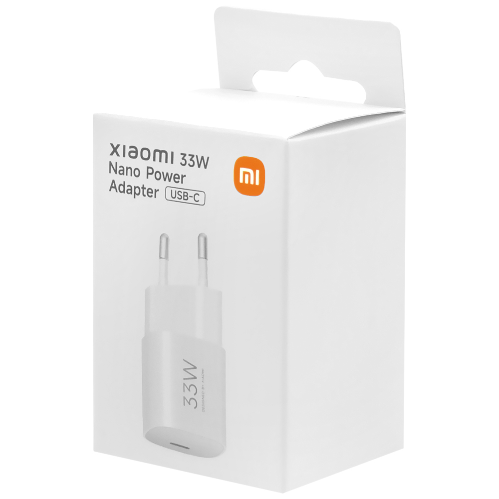 Carregador Tomada Xiaomi MDY-19-ED USB-C / 33W - Branco