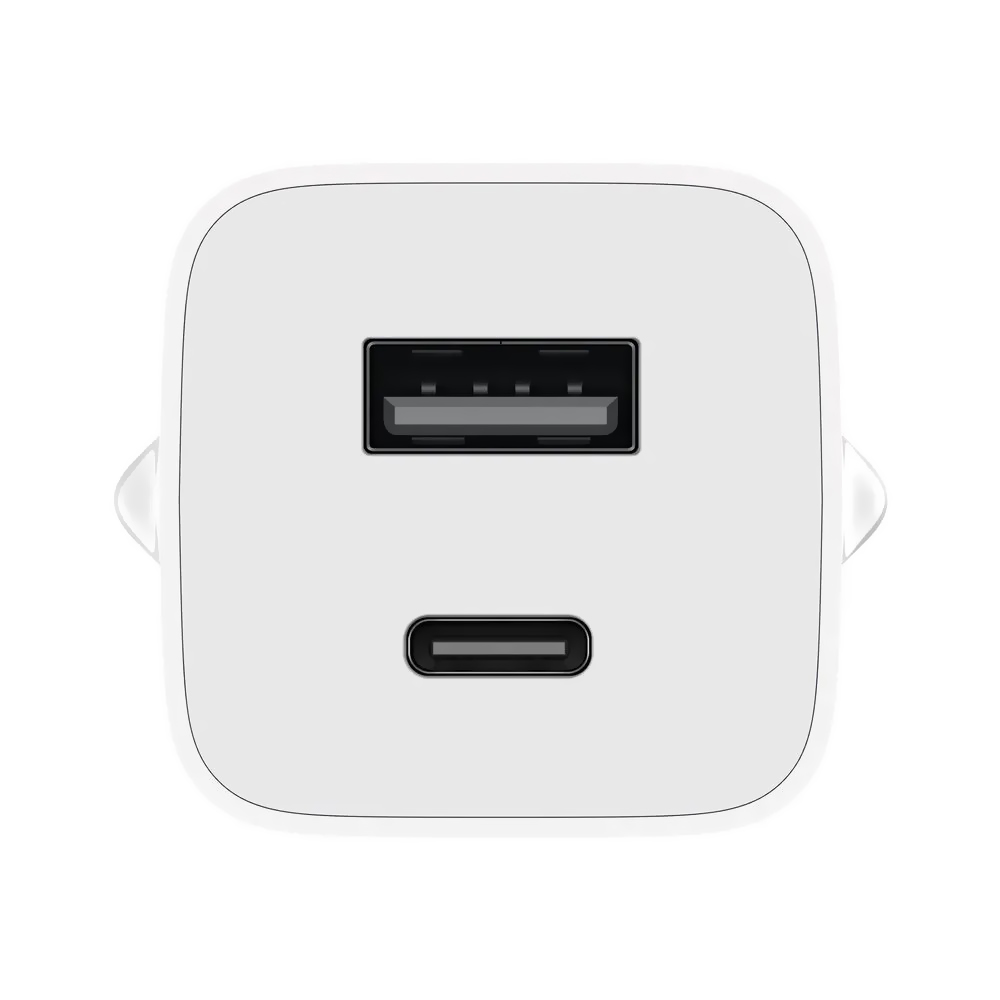 Carregador Tomada Xiaomi Mi Gan Charger AD652GEU Type-C / USB / 65W - Branco + Cabo Type-C