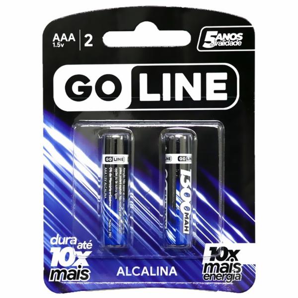 Pilhas Goline Alkaline AAA com 2 Pilhas / 1300MAH