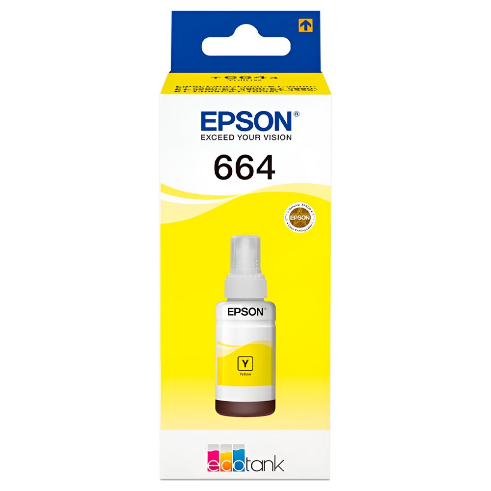 Cartucho de Tinta Epson T664420 - Amarelo