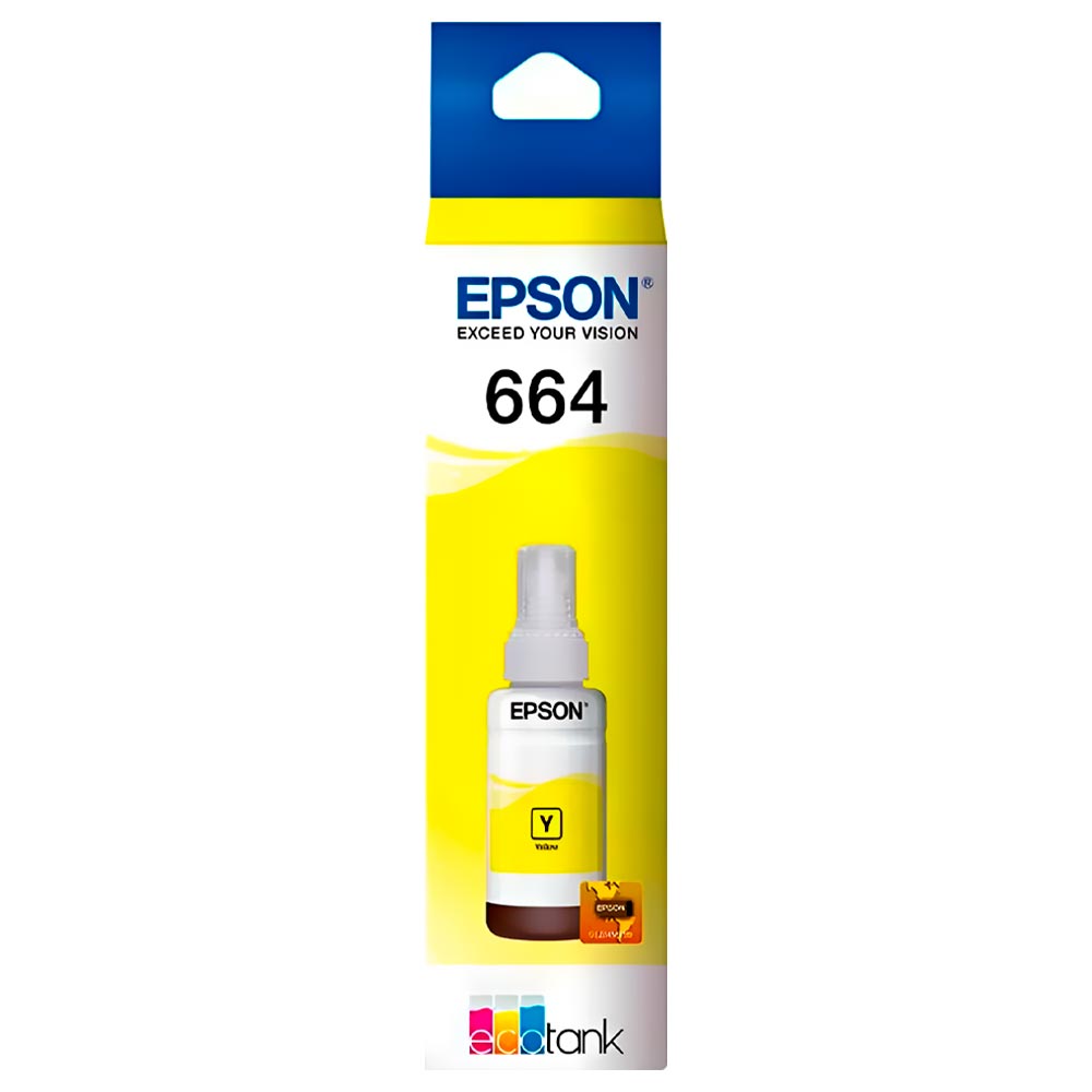 Cartucho de Tinta Epson T664420 - Amarelo