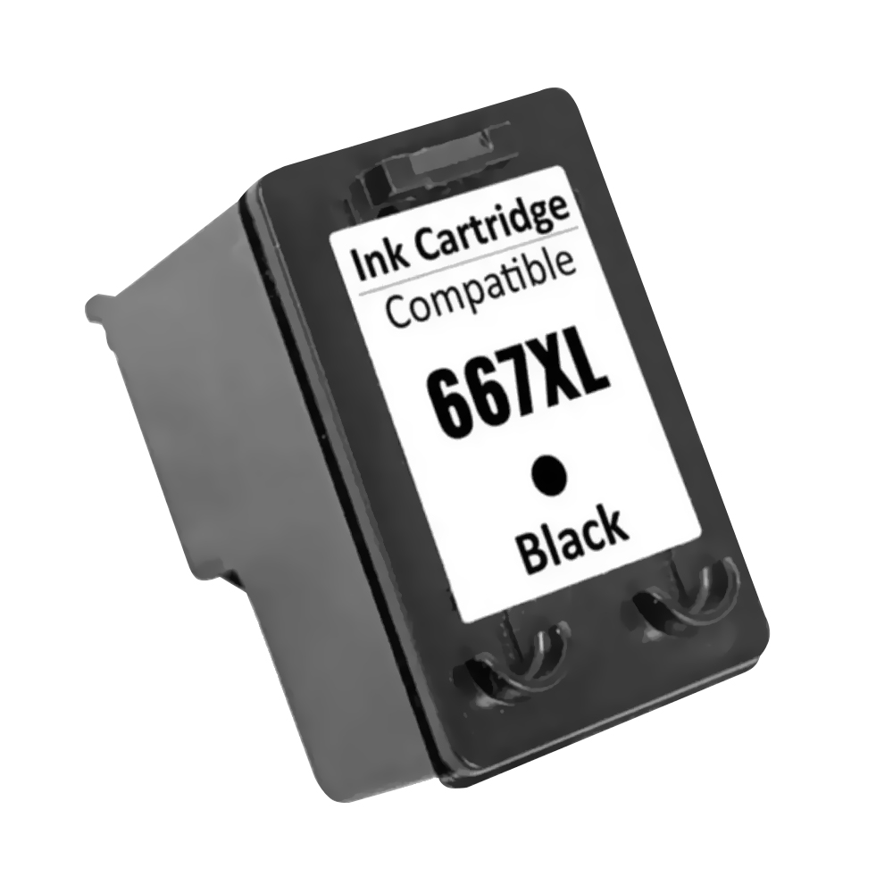 Cartucho de Tinta HP 3YM81AL 667XL - Preto