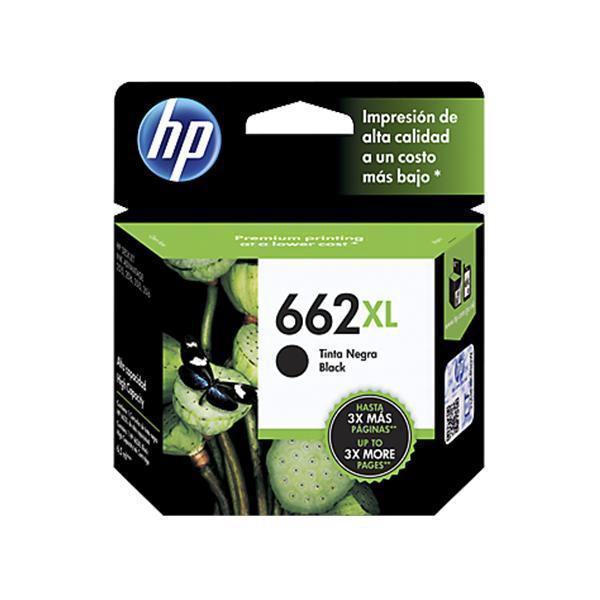 Cartucho de Tinta HP CZ105AL 662XL - Preto