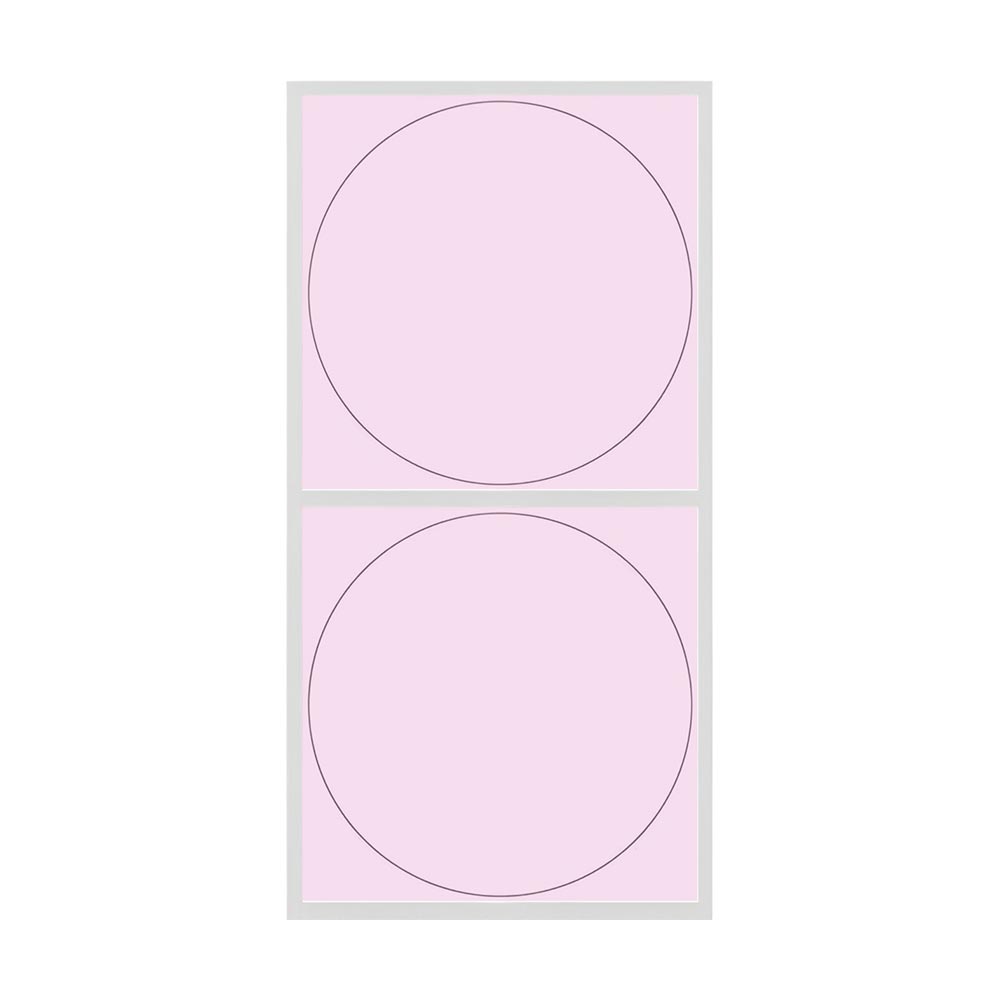 Etiqueta Niimbot T51x51-140 - Round Rosa