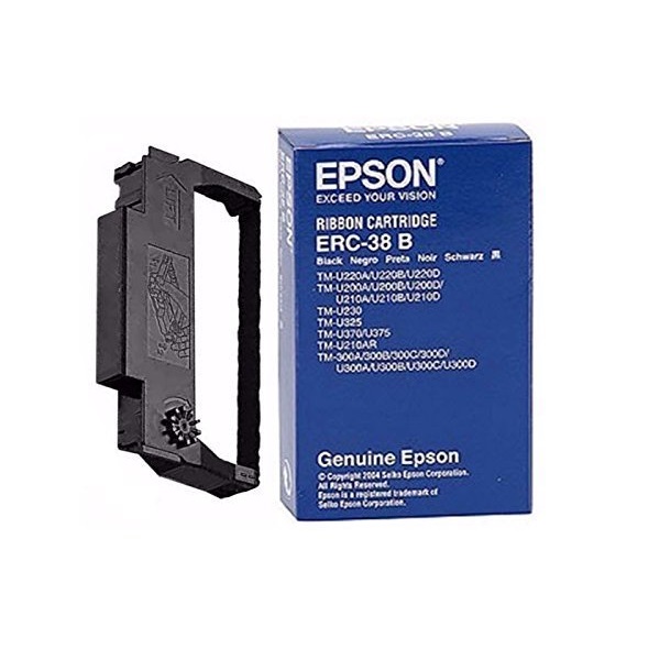 Fita para Impressora Epson ERC-38 B - Preto