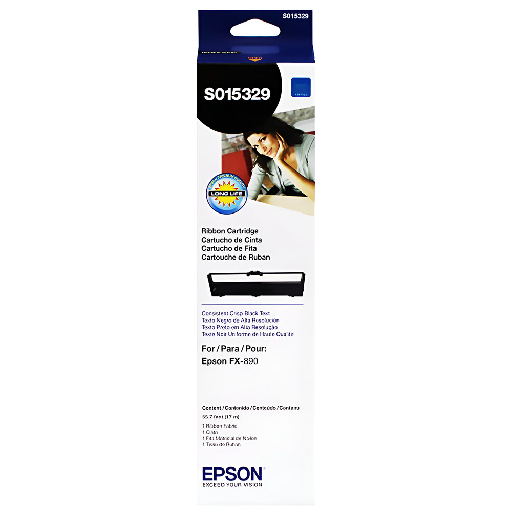 Fita para Impressora Epson FX-890 S015329 - Preto