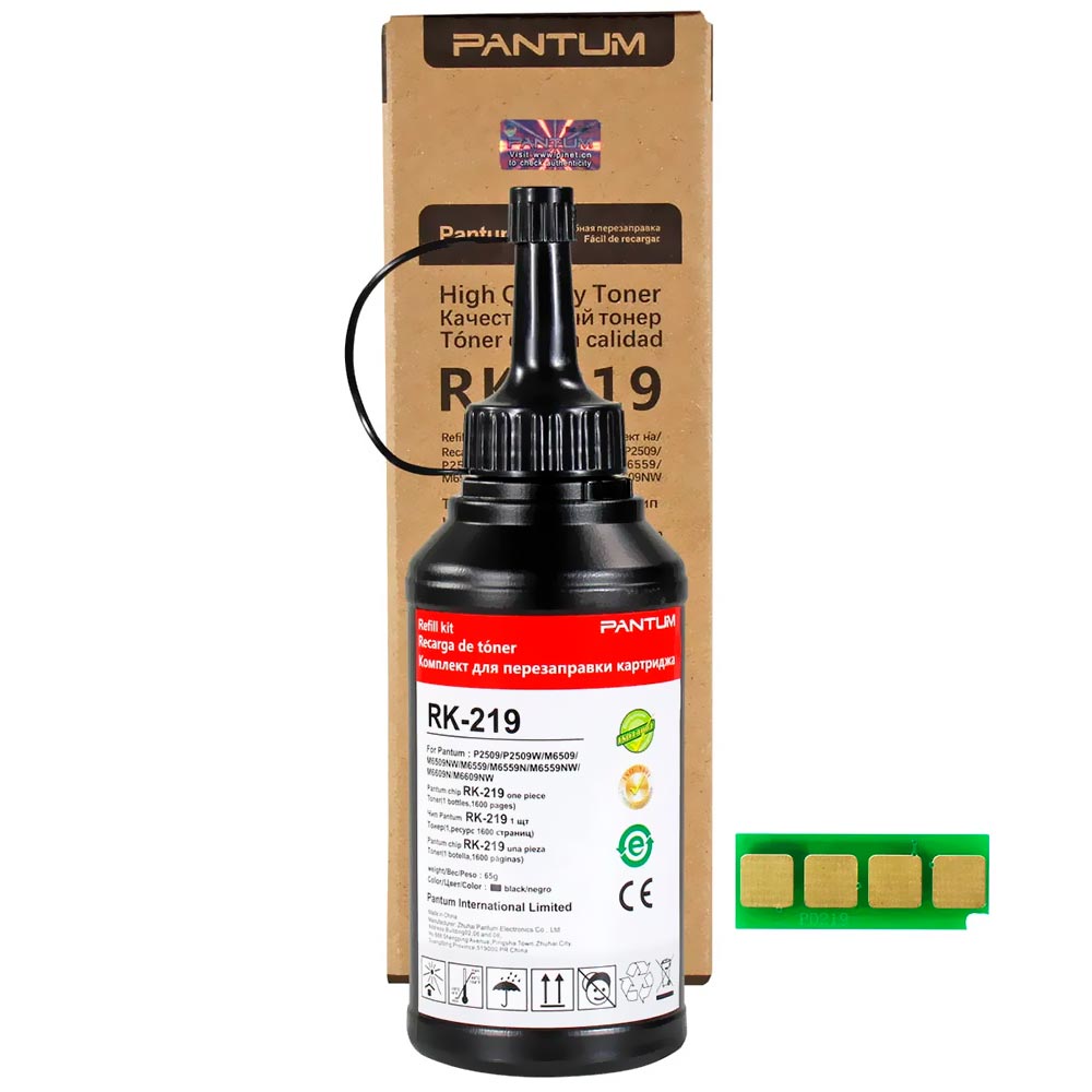 Refil para Toner Pantum RK-219 - Preto