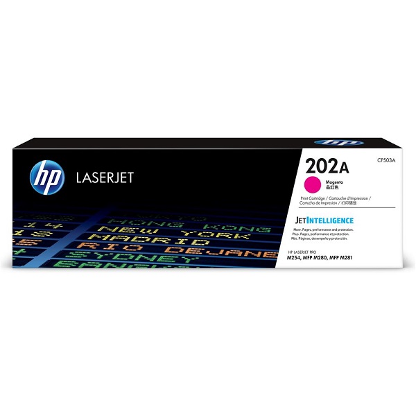 Toner para Impressora HP CF503A 202A - Magenta