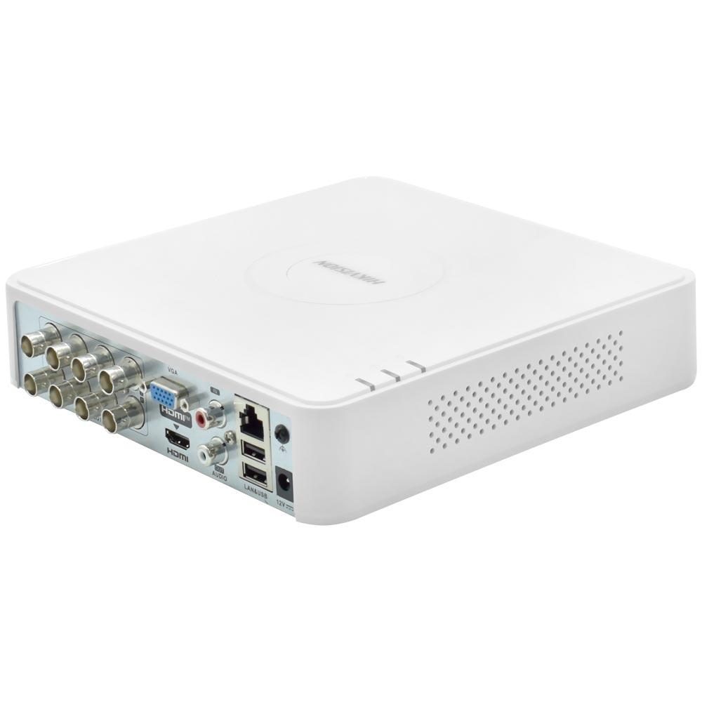 CCTV de Vigilância DVR Hikvision IDS-7108HQHI-M1/S Turbo HD 7100S 8CH / 1080P - Branco + Mouse