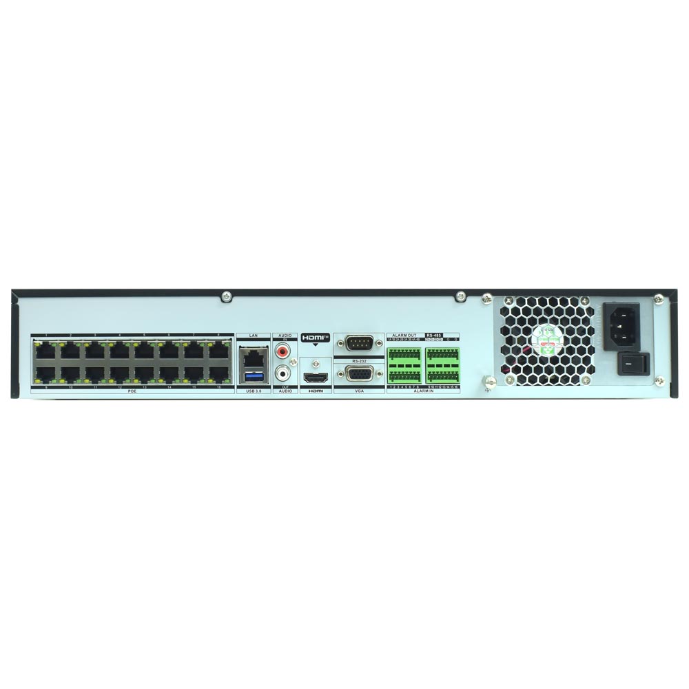 DVR HIKVISION DS-7732NI-K4/16P EMBEDDED NVR 7700S UHD 4K 32CH/HDMI/VGA/MOUSE PRETO