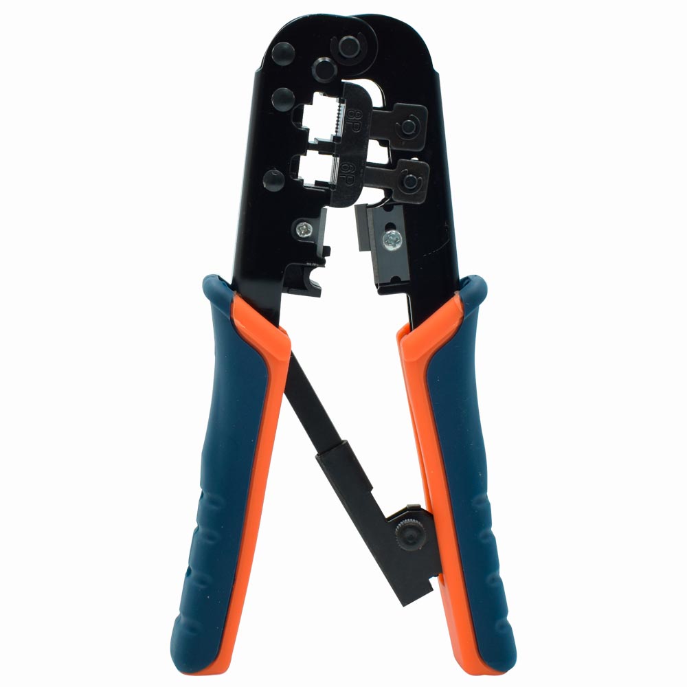 Alicate Descapador de Crimpagem 6P / 8P / RJ45 / RJ11 - JZ-70029