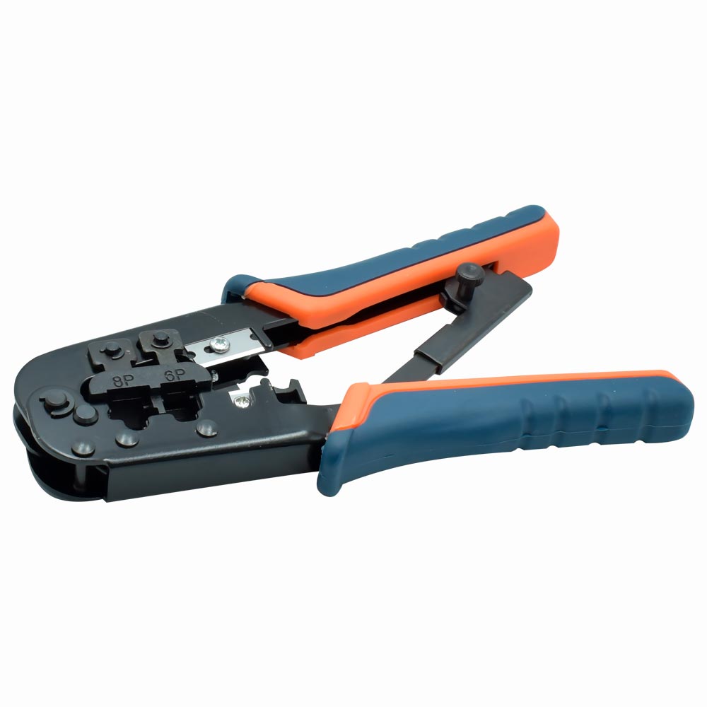 Alicate Descapador de Crimpagem 6P / 8P / RJ45 / RJ11 - JZ-70029