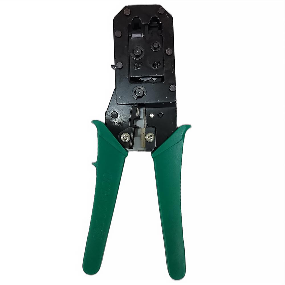 Alicate Descapador de Crimpagem 6P / 8P / RJ45 / RJ11 - JZ-70031