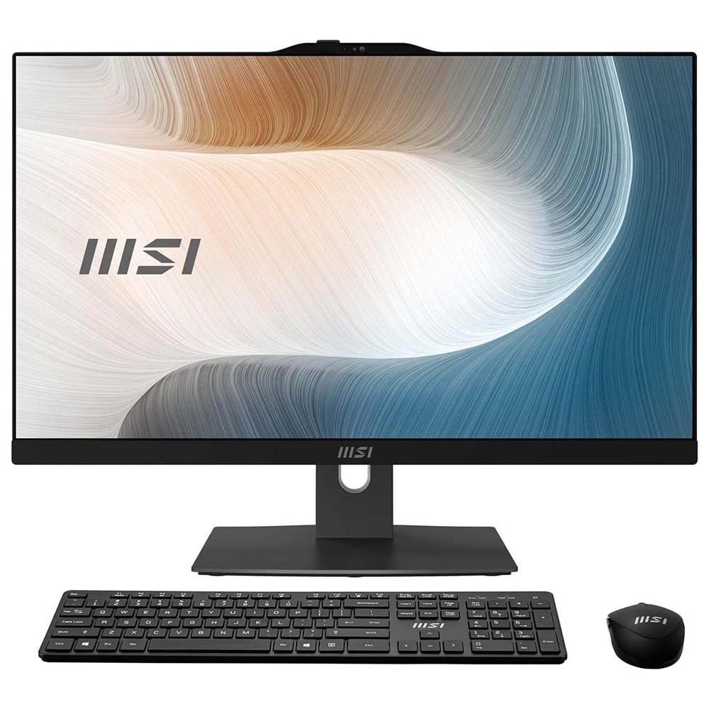 Desktop All In One MSI Modern AM242TP 1M-1096US Intel Core 5 120U Tela Touch Full HD 23.8" / 16GB de RAM / 1TB SSD - Preto