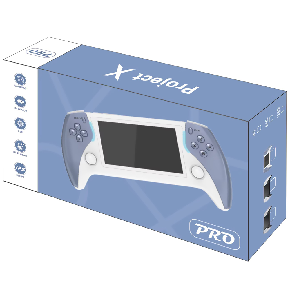 Console Blulory Game Project X Pro 64GB - Prata