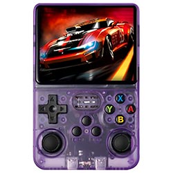 Console Blulory Game R36S 64GB - Roxo