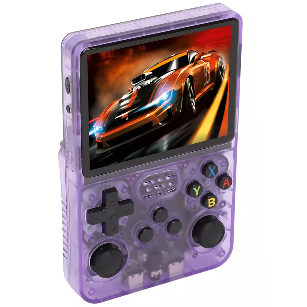 Console Blulory Game R36S 64GB - Roxo