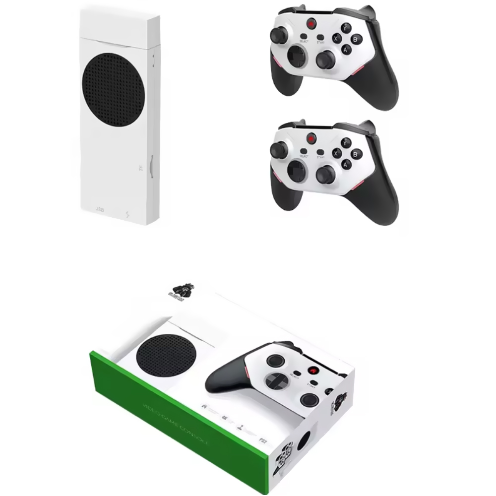 Console Blulory Game Stick M88 128GB / 4K - Branco + Controles Wireless