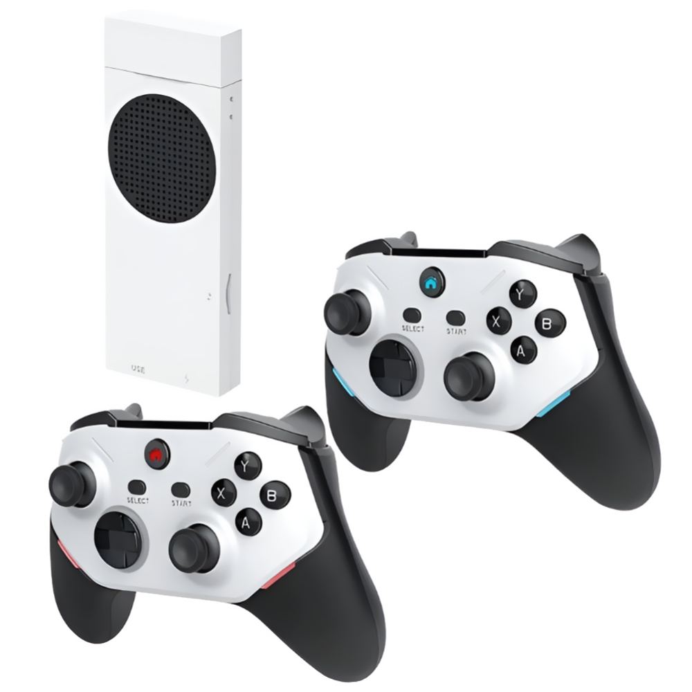 Console Blulory Game Stick M88 128GB / 4K - Branco + Controles Wireless
