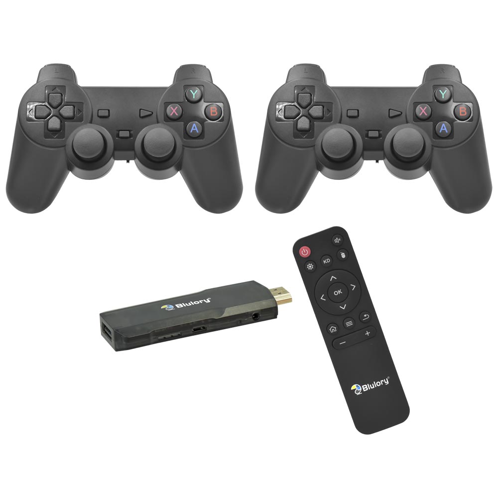 Blulory 4k Smart Video Game Tv Stick 10.000 jogos, 32/64Gb link