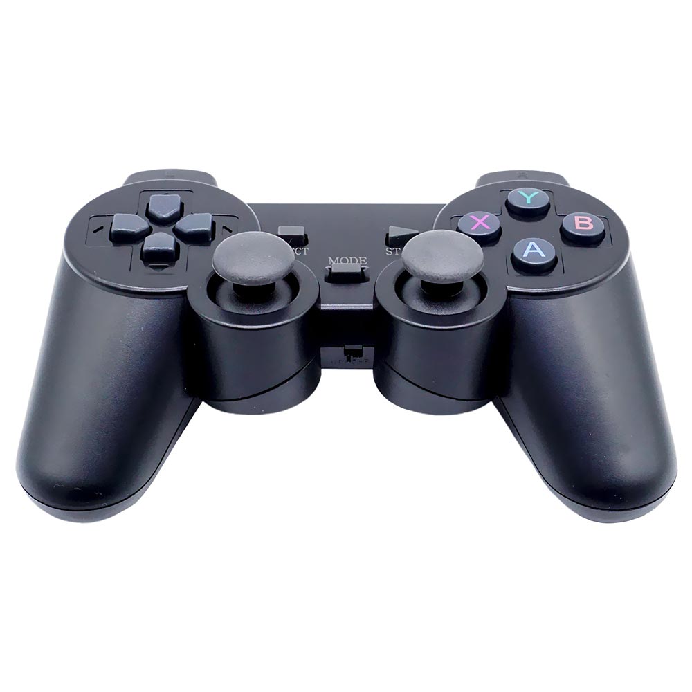 Console Game Stick 4 Life 3D - Preto + 2 Controles Wireless (Com 10000 Jogos)