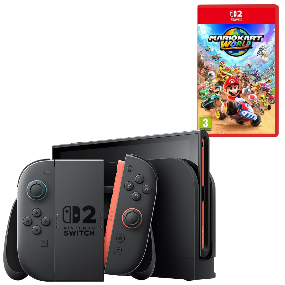 Console Nintendo Switch 2 256GB - Preto + Jogo Mario Kart World (BEE-S-KB6AA) (U6G)