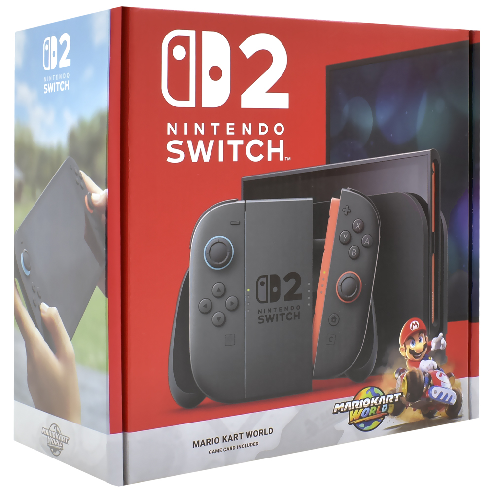 Console Nintendo Switch 2 256GB - Preto + Jogo Mario Kart World (BEE-S-KB6EA)