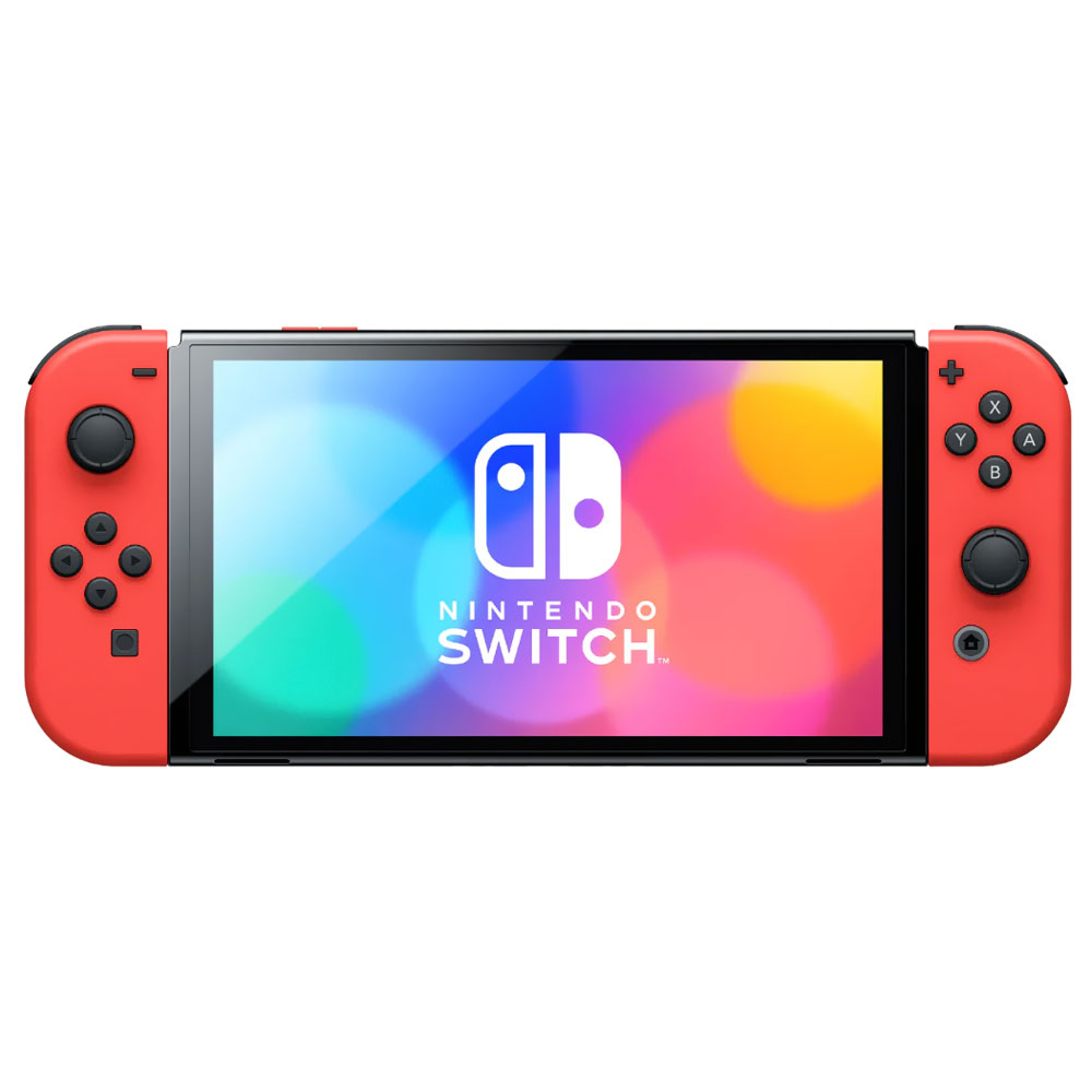 Console Nintendo Switch OLED 64GB Mario RED Edition - Preto / Vermelho (HEG-S-RAAAA) (Japonês)