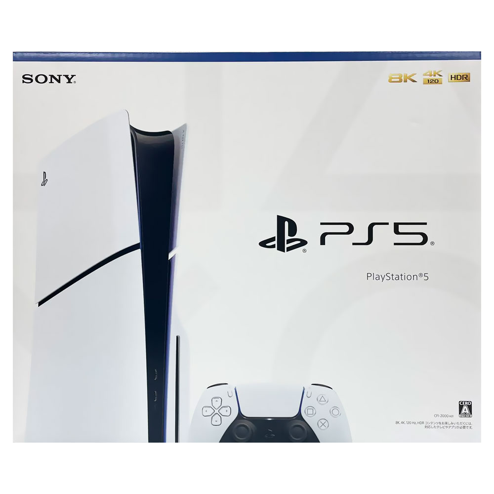 Console Sony Playstation 5 Slim CFI-2000 A01 1TB / 8K / 4K / Standard Edition / 110V - Branco (Japonês)