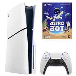 Console Sony PlayStation 5 Slim CFI-2015 A01X 1TB / Standard Edition / Bivolt - Branco + Jogo Astro Bot (Americano)