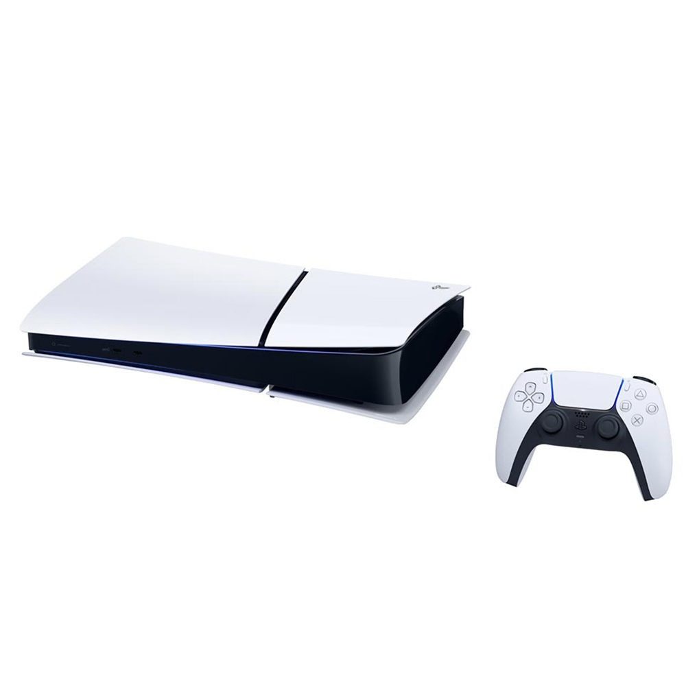 Console Sony PlayStation 5 Slim CFI-2115 B01X 825GB / Digital Edition / Bivolt - Branco + Jogo Astro Bot / Gran Turismo 7