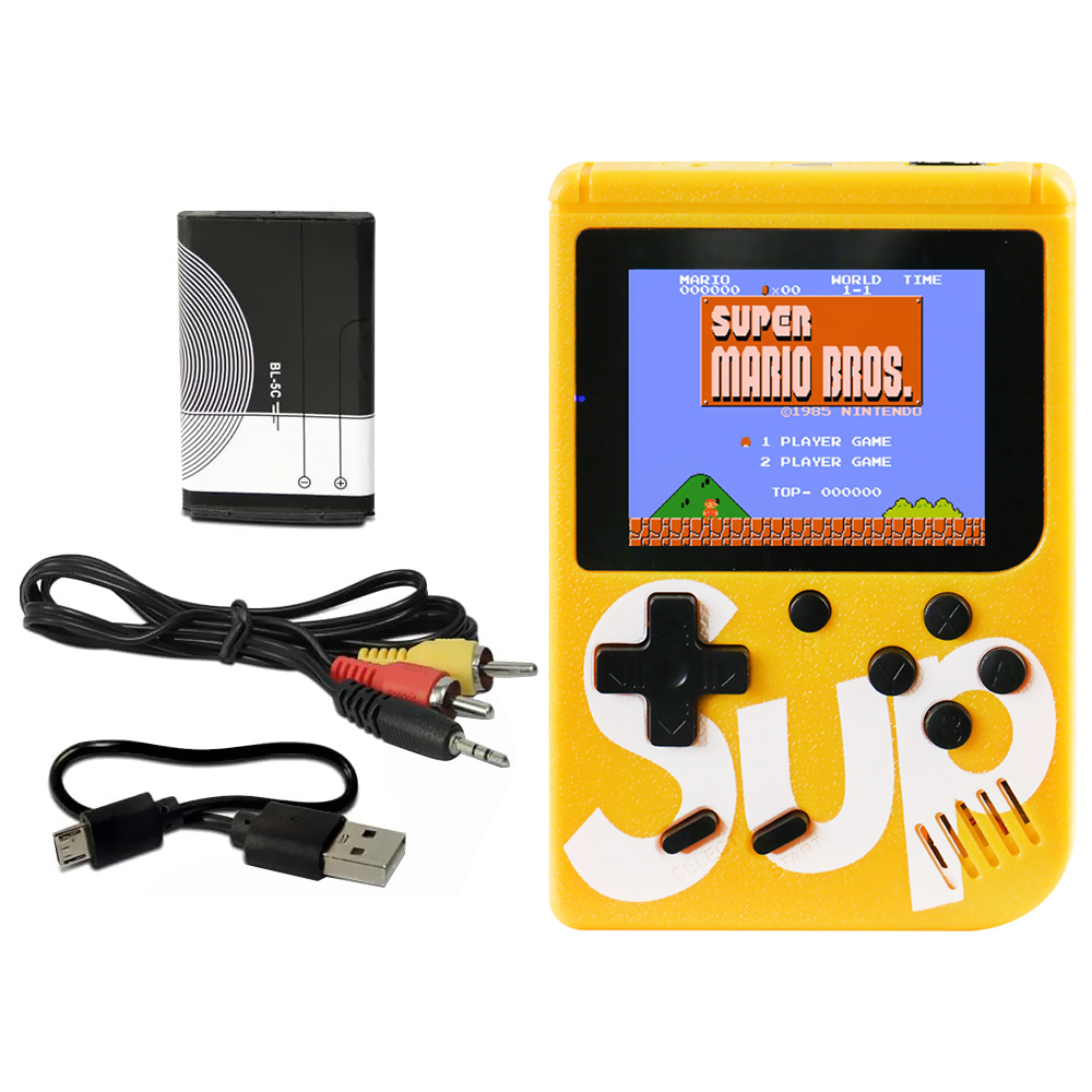 Console Sup Game Box Plus - Amarelo (Com 400 Jogos)