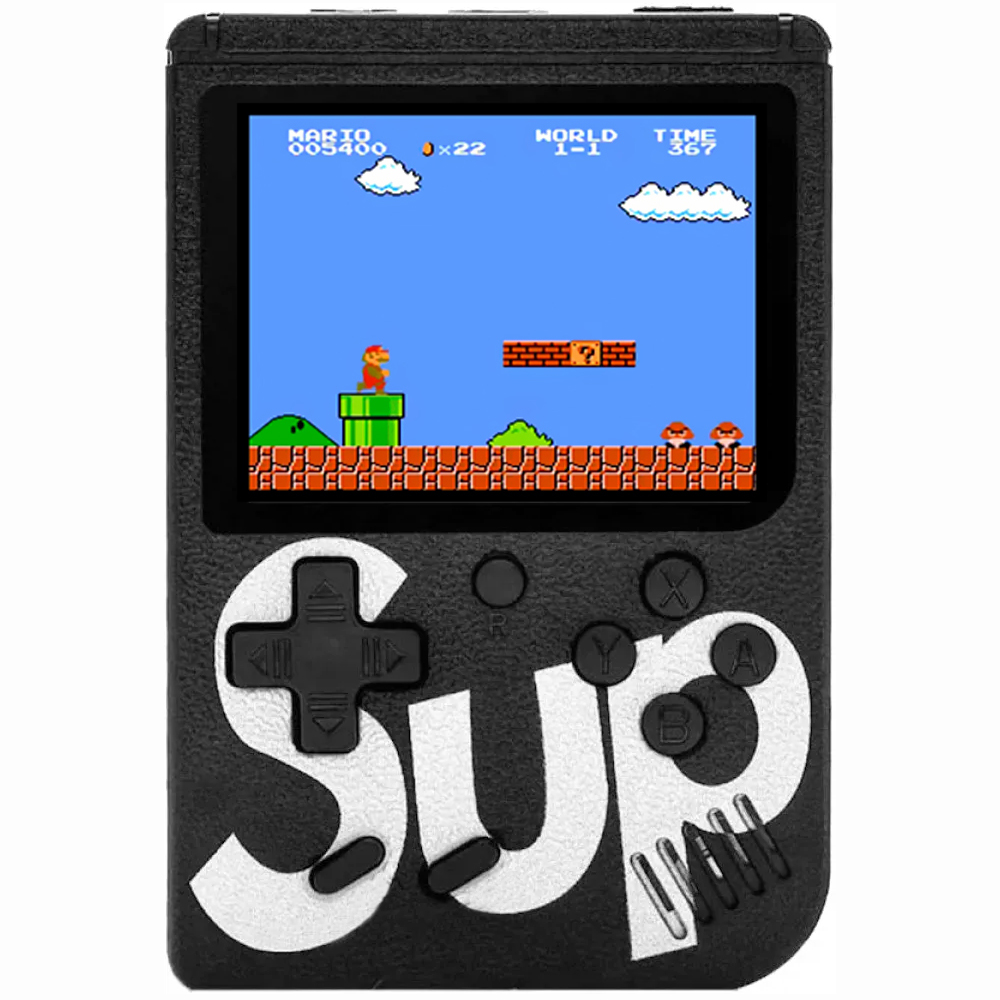 CONSOLE SUP GAME BOX PLUS C/ 400 JOGOS PRETO  
