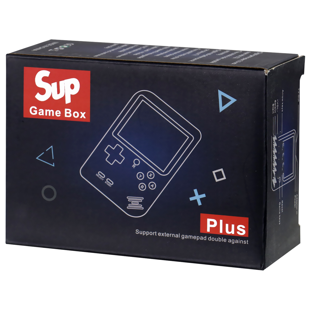 CONSOLE SUP GAME BOX PLUS C/ 400 JOGOS PRETO  
