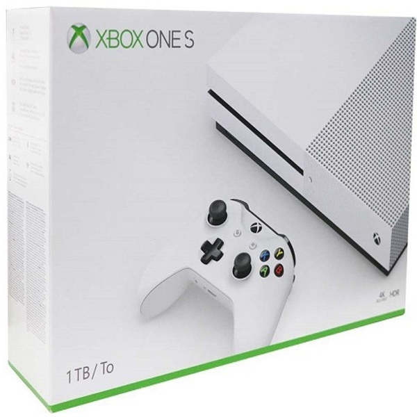 CONSOLE XBOX ONE S 1TB SSD 4K HDR AME BIVOLT BRANCO 