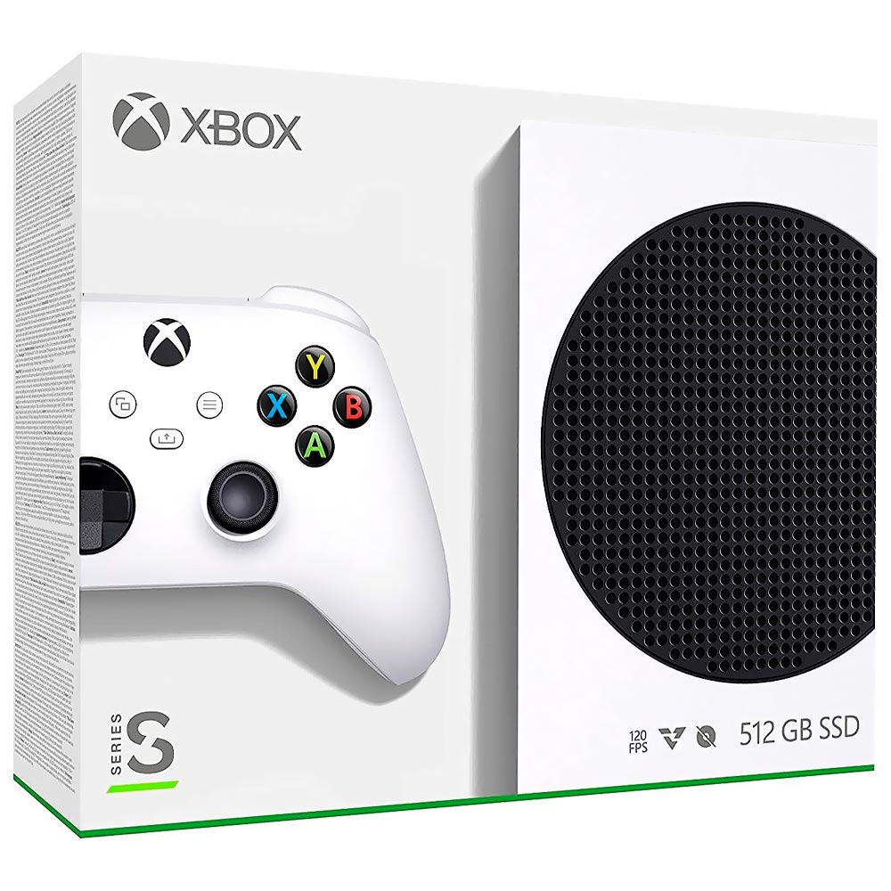 Console XBOX Serie S 512GB SSD / All Digital / 120FPS / Bivolt - Branco (Americano)