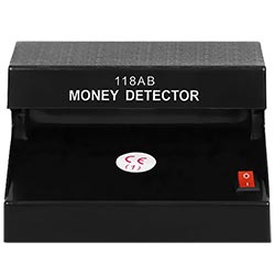 DETECTOR DE DINHEIRO FALSO AD-118AB PRETO BIVOLT