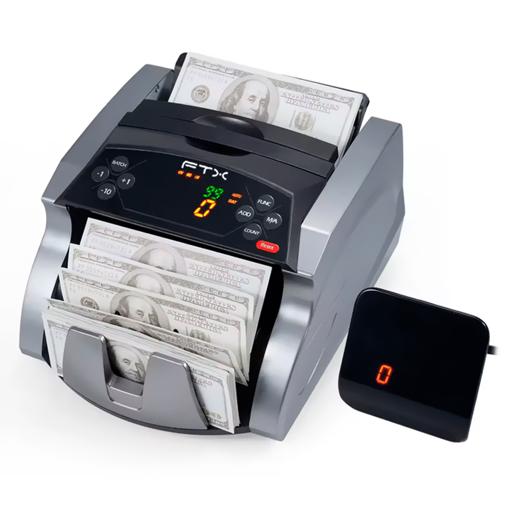 Máquina de Contar Dinheiro FTX BC-UMI2 / Bivolt - Cinza
