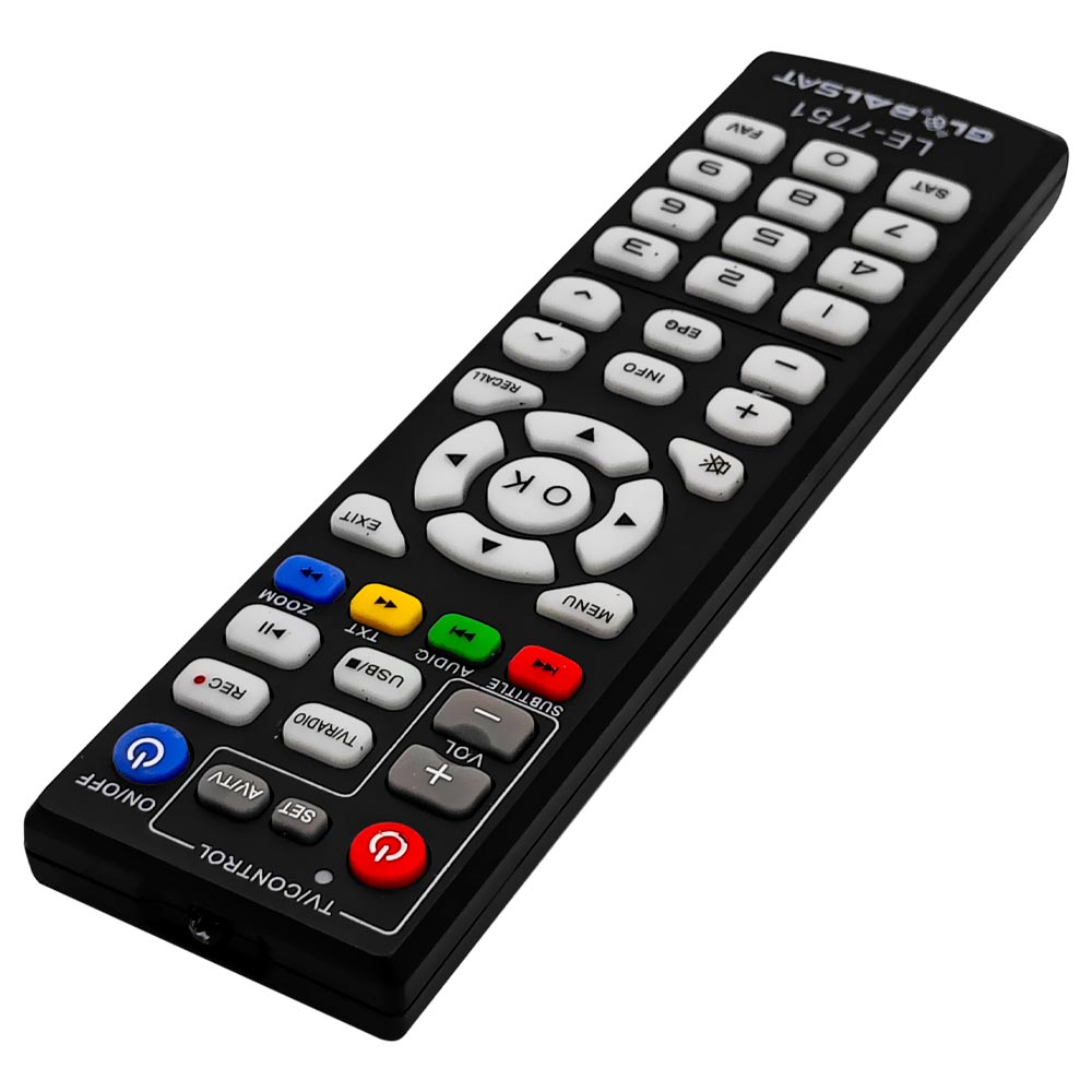 Controle para Receptor Global Sat LE-7751 - Preto