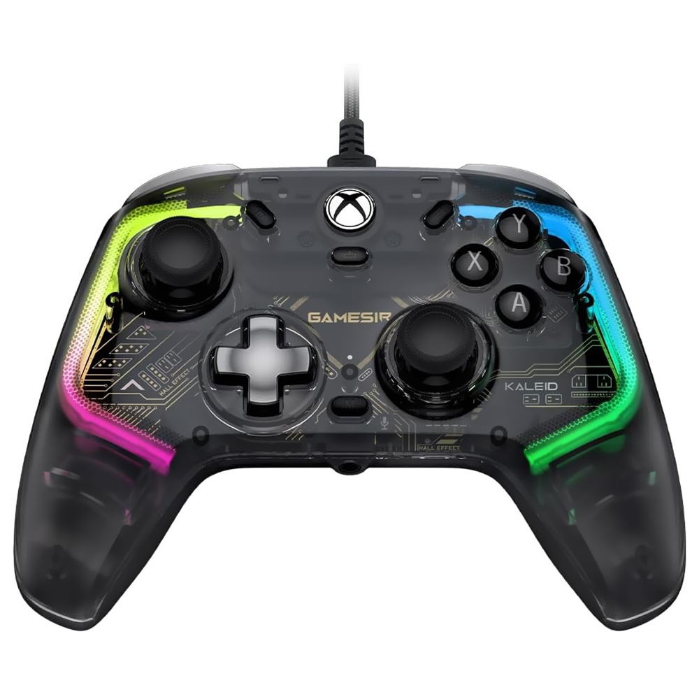 Controle Gamesir Kaleid K1 para Xbox / USB - Preto Transparente