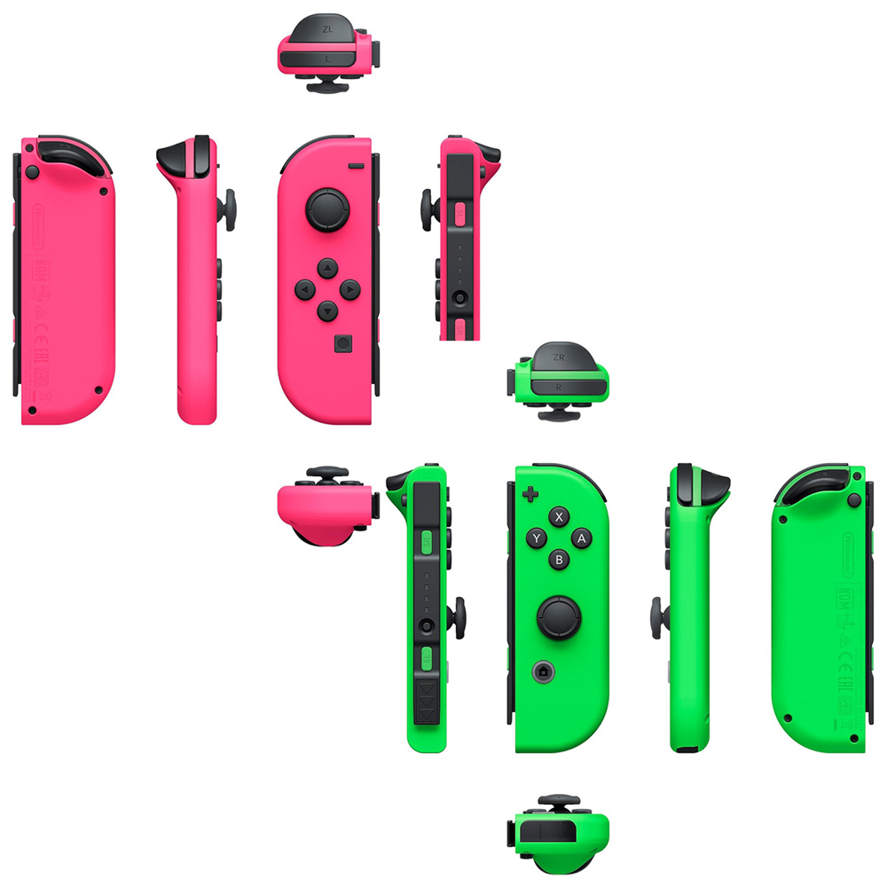 Controle Nintendo Switch Joy-Con Wireless - Verde / Rosa (HAC-A-JAFAA)