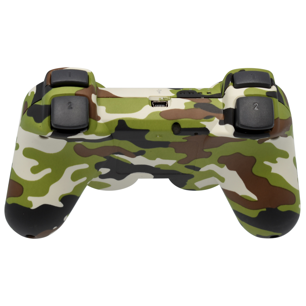 Controle Play Game Dualshock para PS3 Wireless - Camuflado Verde