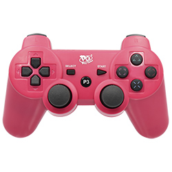 Controle Play Game Dualshock para PS3 Wireless - Rosa