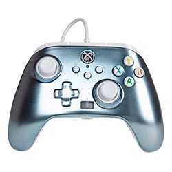 Controle PowerA Enhanced Wired para Xbox One - Metallic Ice (02397)