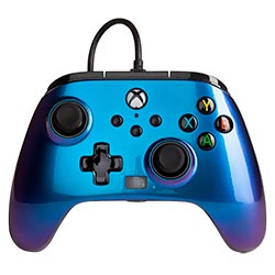 Controle PowerA Enhanced Wired para Xbox One - Nebula Azul (02690)
