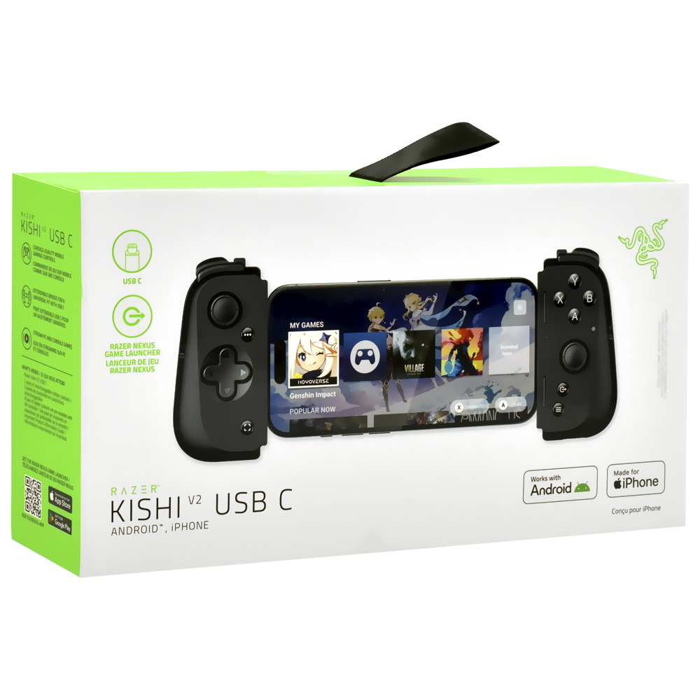 Controle Razer para Smartphone Kishi V2 Universal - Preto (RZ06-05110100-R3U1)